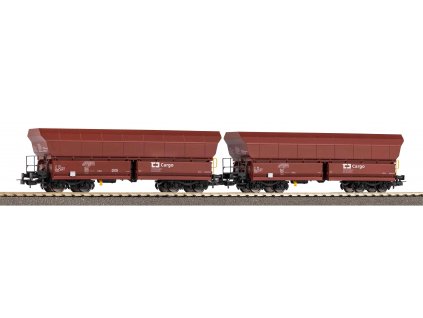 H0 - set dvou výsypných vozů Falns ČD Cargo Ep.VI / PIKO 58291