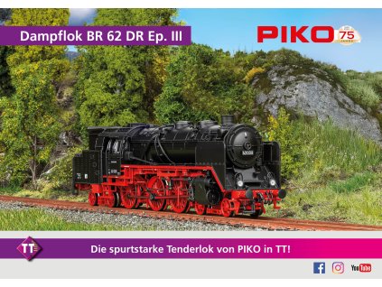 52885 Plakat BR 62 TT