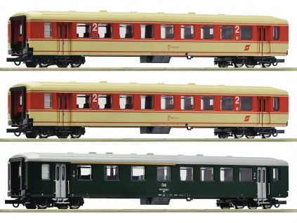 H0 - set 3 os. vozů „Jaffa-Express“ Wien -Villach #2, Ep. IV / ROCO 6200027