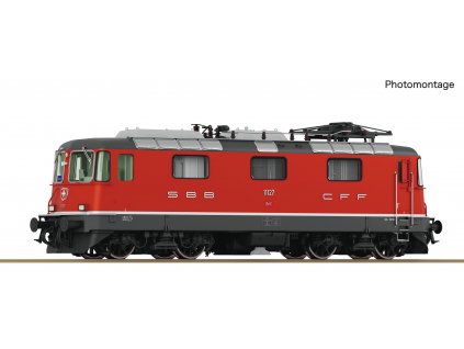 H0 - elektrická lokomotiva Re 4/4 rot SBB  / ROCO 7500138