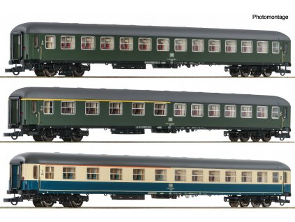 H0 - 3-dílný set "Hispania Exp" #3  / ROCO 6200053