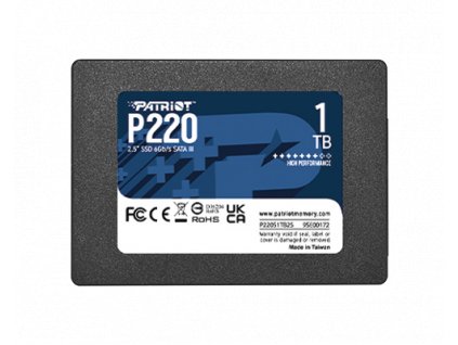 SSD disk 1TB P220/2.5"/SATA/3R / PATRIOT 20505081