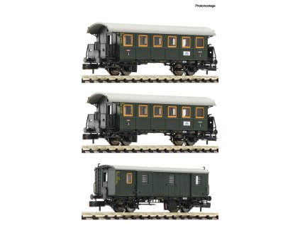 N - 3-dílný set: osobní vlak, DB / Fleischmann 6260023