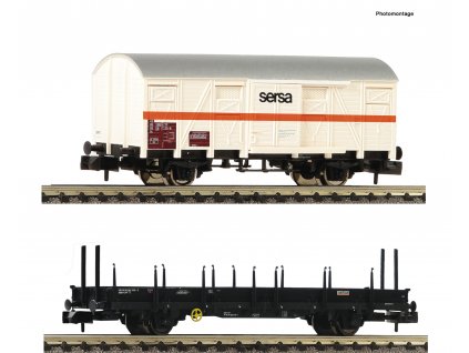 N - 2-dílný set stavebního vlaku, SERSA / Fleischmann 6660042