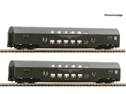 N - set 2x dvoupatrový vůz DBmue DR / Fleischmann 6260042