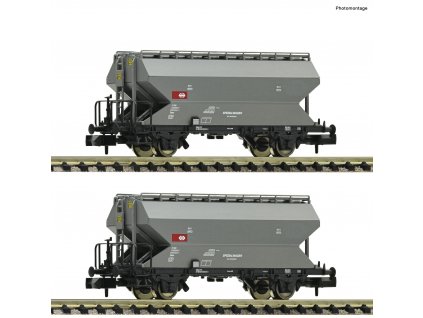 N - 2-dílný set výsypných vozů, SBB / Fleischmann 831313