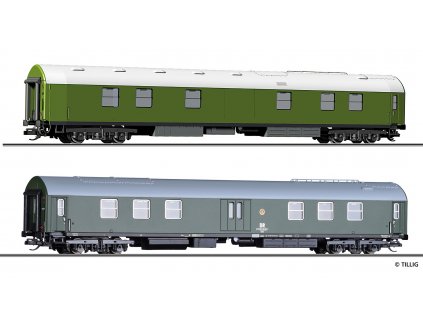 TT - set dvou osobních vozů „Salonwagenzug 5“ DR / TILLIG 01086