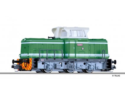 TT - Dieselová lokomotiva T334 Rosnička ČSD (bez světel) / TILLIG 04618
