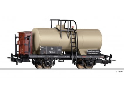 H0 - Cisternový vůz s budkou / TILLIG 77053