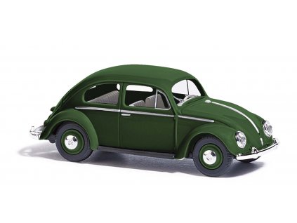 H0 - VW Beetle oválné okno, tmavě šedé / BUSCH 52990