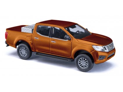 H0 - Nissan Navara s hliníkovou skříní, G / BUSCH 53720