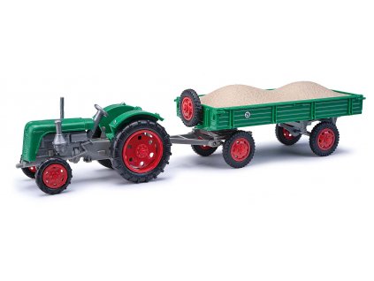 H0 - Famulus, přívěs, zelený / BUSCH 210110112
