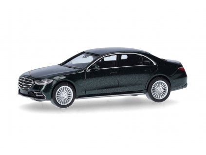 H0 - auto Mercedes-Benz S-Class, smaragdově zelená metalíza  / Herpa 430869-003