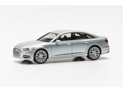 H0 - auto  Audi A6 stříbrná metalíza / Herpa 430630-004