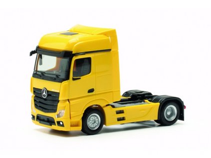 H0 - Mercedes-Benz Actros Bigspace tahač žlutá / Herpa 309189-004