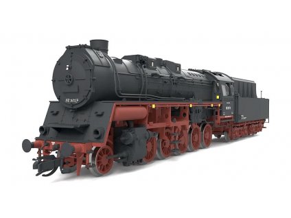 TT - parní lokomotiva BR 58 3017, T28 Tender "vrak bez pohonu" / SAXONIA MODELLBAU 120121