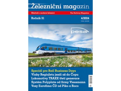 časopis Železniční magazín 4/2024 - 116 stran!