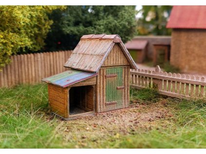 N - Zahradní domek s přístavkem / Model Scene 96533