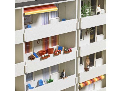 510357 h0 balkonovy set busch 1836