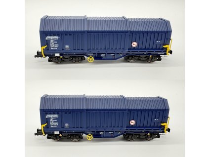 TT - 2-dílný set teleskopických vozů Shimmns ZSSK Cargo / ROCO 6680013