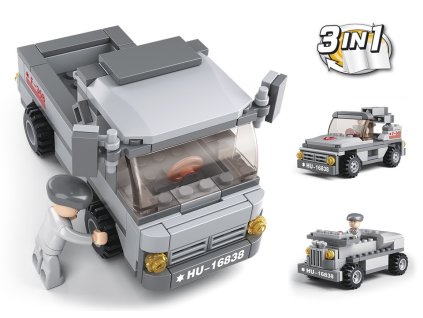 Sluban Army 9into1 M38-B0537E Transportní vůz  3v1