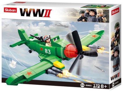 Sluban WWII M38-B0683 Sovětský stíhací letoun Iljušin II