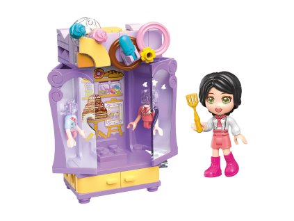 Qman UNA Series 34011-7 Šatní skříň cukrářky