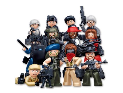 Sluban Figurky M38-B0586 Policajti a zloději - 1 ks