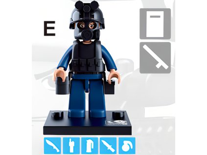 Sluban Figurky M38-B0586 Policajti a zloději - 1ks E