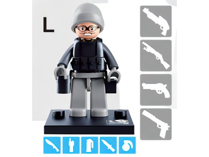 Sluban Figurky M38-B0586 Policajti a zloději - 1ks  L