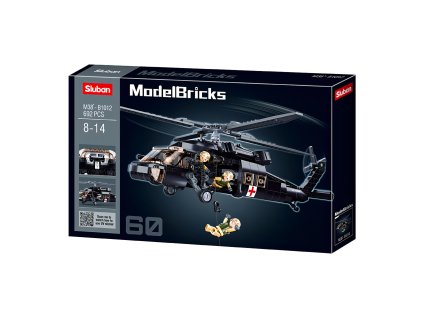 Zdravotnický bojový vrtulník UH-60 Black Hawk, Model Bricks / Sluban M38-B1012