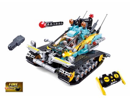 Sluban Power Bricks - Pásový vůz Škorpión R/C na dálkové ovládání  M38-B1021
