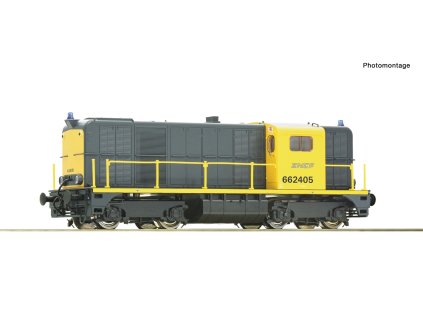 H0 - DCC/ZVUK Dieselová lokomotiva BB 62405 / ROCO 7310006