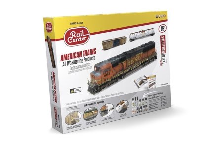 ammo rail center american trains all weathering products