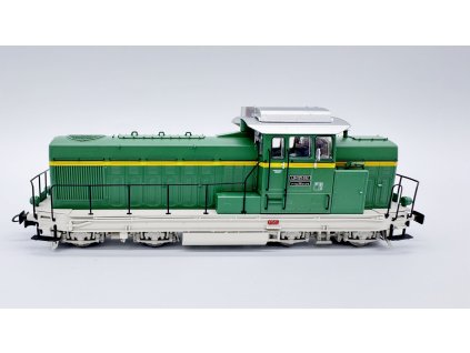 H0 - Dieselová lokomotiva LDH125-032 CZ, Stavební stroje Benešov, ep. V  / Albert-Modell 080013