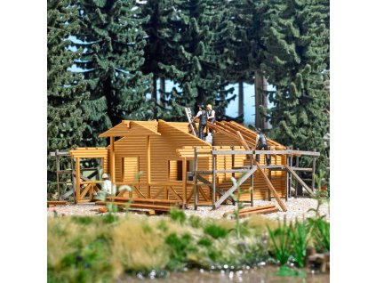 H0 - Srub ve výstavbě / BUSCH 1855