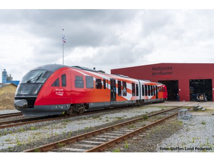 H0 - DCC/ZVUK Dieselová lokomotiva Desiro Midtjyske Jernbaner ep. VI / PIKO 52983