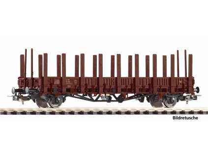 H0 - Plošinový vůz s klanicemi Kbms ex "Ulm" ÖBB ep. IV / PIKO 24521