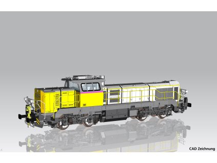 H0 - DCC/ZVUK Dieselová lokomotiva DE18 SNCF ep. VI / PIKO 52371