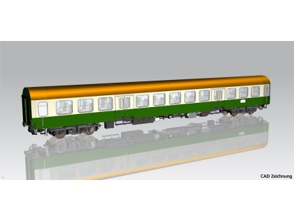 H0 - Osobní vůz 2. třídy, Halberstadt, ep. IV / PIKO 28005