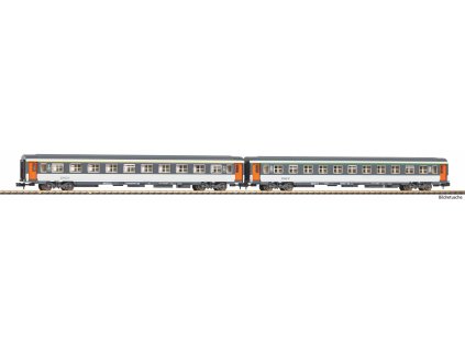 N - set 2 osobních vozů 1.Kl. + 2.Kl. SNCF ep. IV/V / PIKO 94505