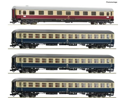 H0 - 4-dílná sada vozů IC 511 DB / ROCO 6200154