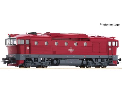 H0 - Motorová lokomotiva Brejlovec T478.3 ČSD / ROCO 7300071