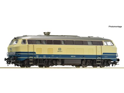 H0 - DCC/ZVUK Motorová lokomotiva 218 445 DB / ROCO 7310041