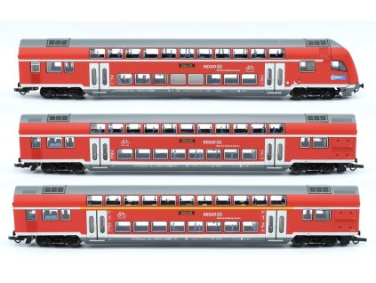 H0 - DCC Sada 3 patrových vozů DB AG / ROCO 6210144