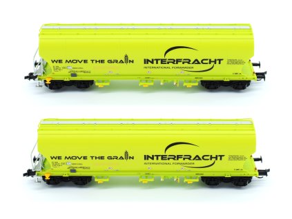 TT -  2-dílný set silových vozů "CZ-interfracht", zelené, ep. VI / Arnold HN9759