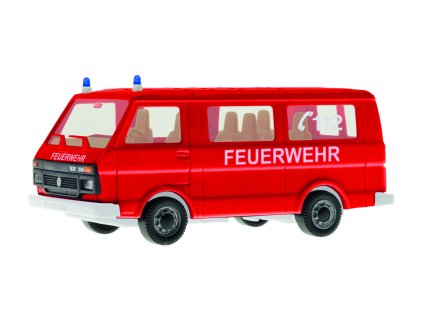 H0 - Hasičský autobus VW LT s blikajícími modrými světly/ Kibri 11245