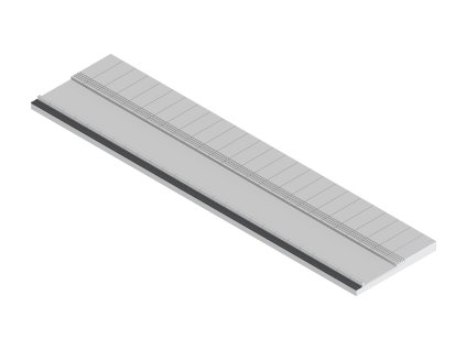 H0 - Chodník pro pěší s obrubníkem pro zpevněnou krajnici / Vollmer 48254