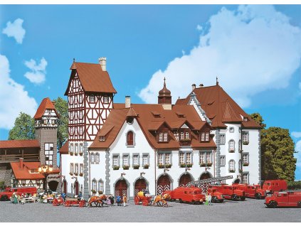 H0 - Historická požární stanice 1 Norimberk / Faller 130337