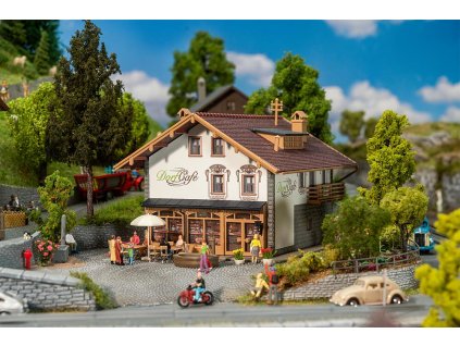 H0 - Alpský dům s kavárnou / Faller 191836